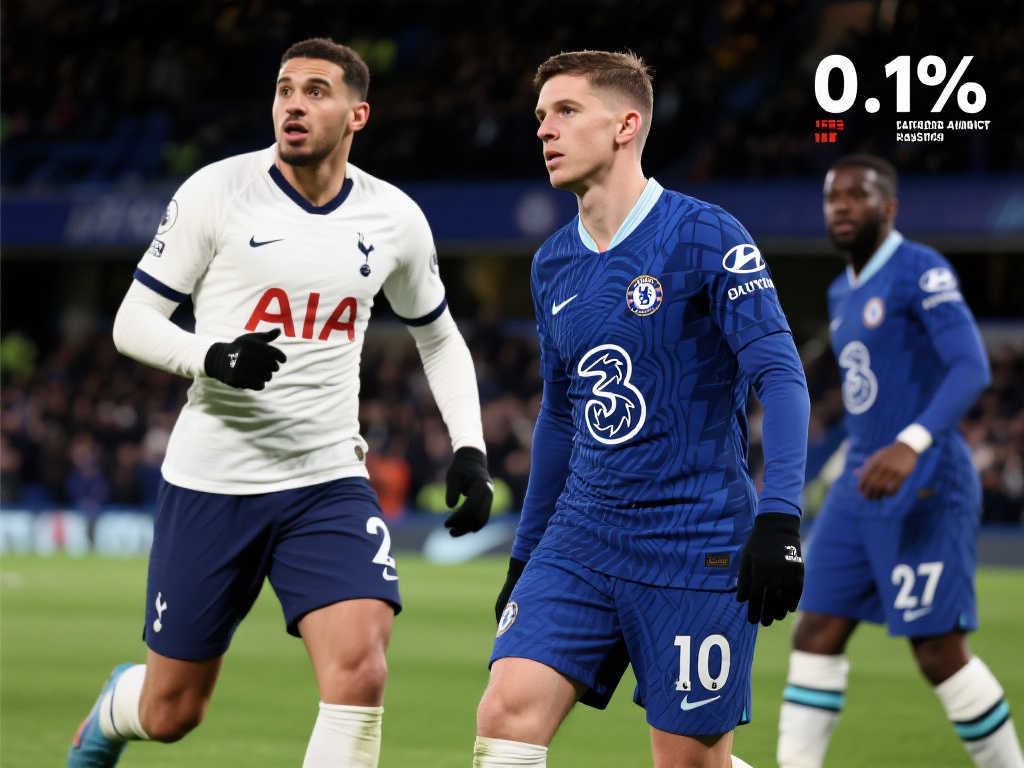 大数据揭秘:热刺挺进前四概率高达62.2%,切尔西仅剩0.1% 大数据揭秘:热刺挺进前四概率高达62.2%,切尔西仅剩0.1%